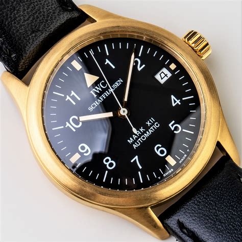 iwc mark 12 gold|iwc mark xii watch.